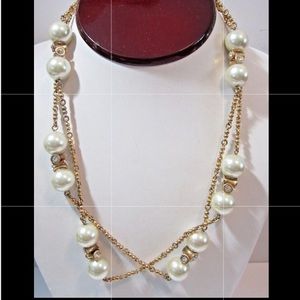 J Crew Strand Pearl Necklace